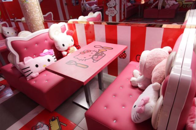 hellokitty主题餐厅