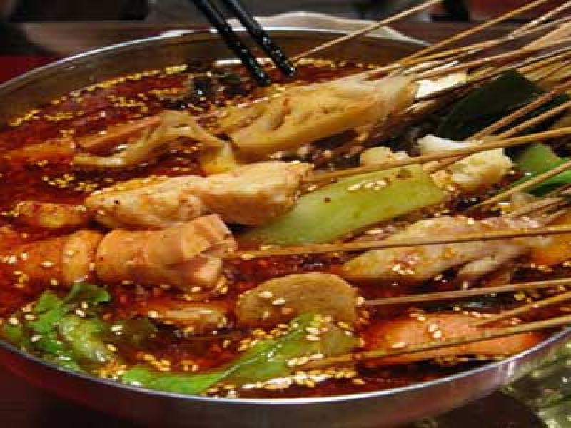 串签麻辣烫