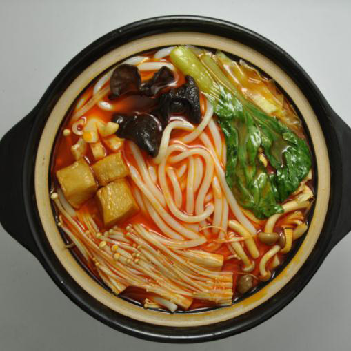 粲记泡椒鸭血米线