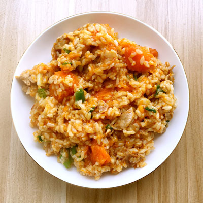 新米多多铁板炒饭