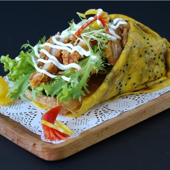 美妙食刻沙拉煎饼