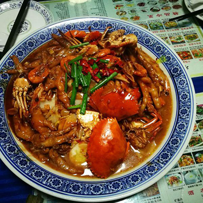 蛮横肉蟹煲